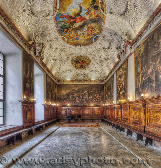 Adsy Bernart photographer architecture photography refectory in the monestary of the Salvatorians in Vienna Austria