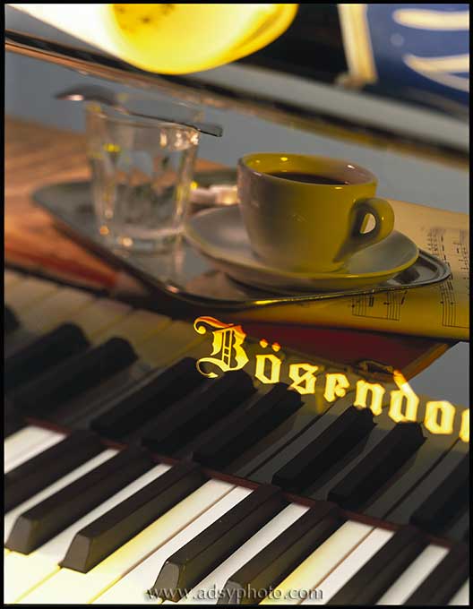 Adsy Bernart photographer still life photography  piano Viennese coffeehouse