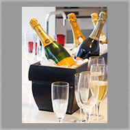 Adsy Bernart  photographer still life photography, champagne, ice cubes, cooling,bottles,glasses