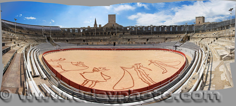 Adsy Bernart Fotograf Reisefotografie Frankreich  Arles Arena antikes römisches Amphietheater