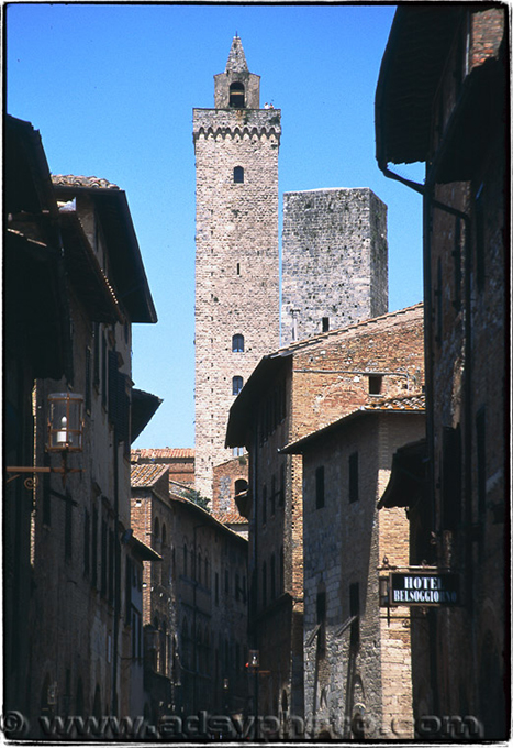 Adsy Bernart Fotograf Reisefotografie Italien Toskana St. Gimignano Altstadt